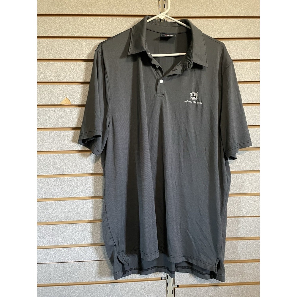 J America American Implement John Deere Polo Golf Shirts Sz XL Mens